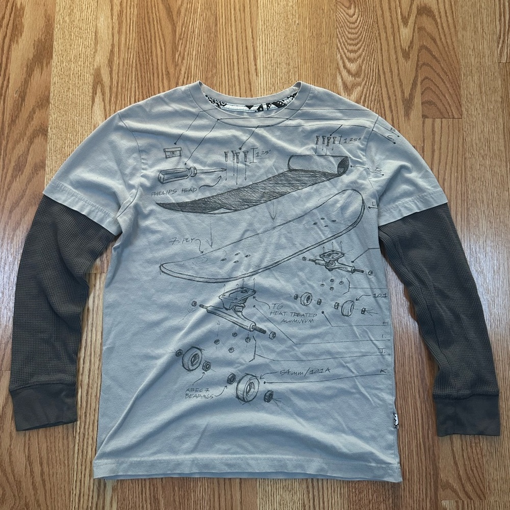 Shawn White Y2K Skater Graphic Longsleeve thermal shirt